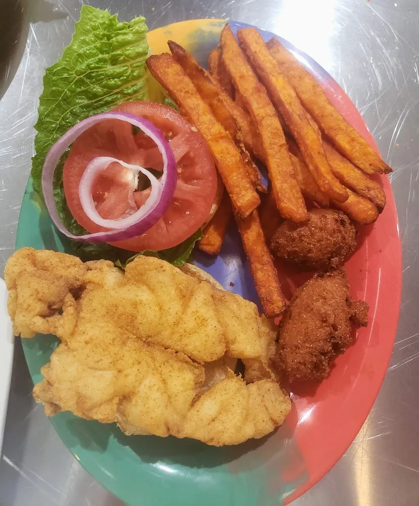 Fried Grouper Sandwich